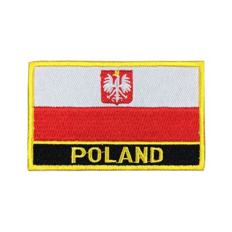 poland flag patch for sale